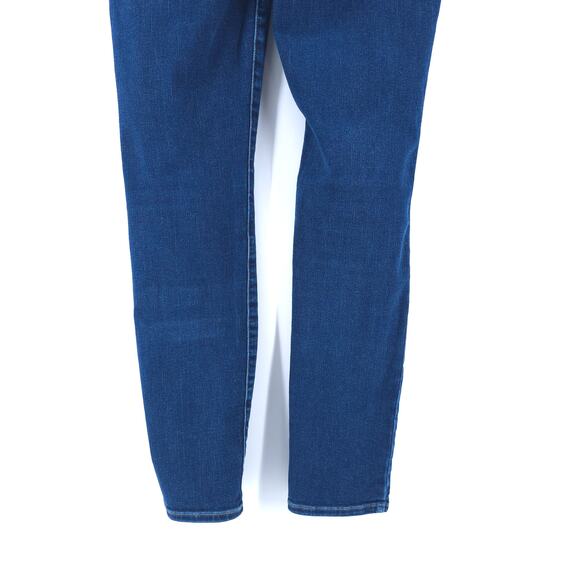 Lucky Brand Mid Rise Lolita Skinny Jeans Dark Wash 5 Pocket Whiskering 26 - Picture 13 of 14